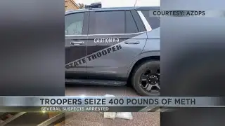 Massive meth bust: 400 pounds seized by Arizona state troopers