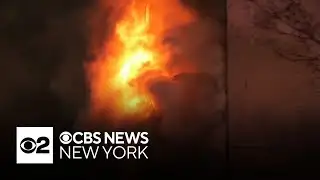 Massive Queens tire shop fire spreads to apartments