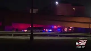 Massive salvage yard fire challenges firefighters