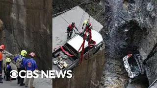 Massive sinkhole in Bangkok, Thailand captured in videos