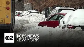 Massive snowbanks challenge New Yorkers after winter storm | Team Coverage