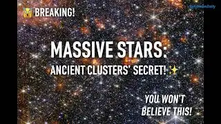 Massive stars shaped oldest star clusters, study finds - Byte News Daily