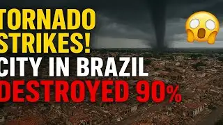 Massive Tornado Devastates Paraná, Brazil — 90% of the City Destroyed! 🌪️