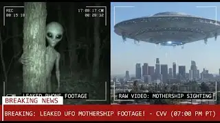MASSIVE UFO MOTHERSHIP Appeared NOW! 😱 (ALIENS or SECRET GOVERNMENT TECH?)
