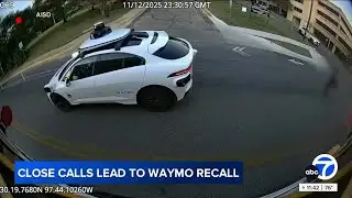 Massive Waymo recall after close calls between robotaxis and school buses