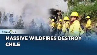 Massive Wildfires Devastate Chile 40,000 Hectares Burned