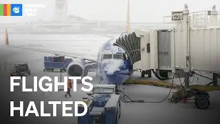 Massive winter storm creates air travel chaos