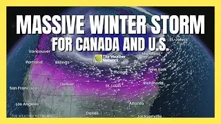 Massive Winter Storm Threatens Millions in Canada and U.S. | #forecast