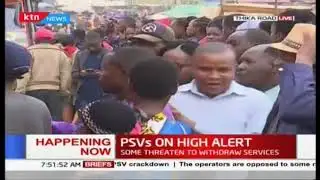 Matatu operators keep off roads as some threaten to withdraw services