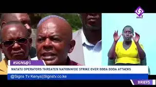 MATATU OPERATORS THREATEN NATIONWIDE STRIKE OVER BODA BODA ATTACKS