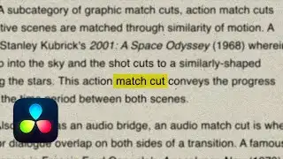 Match Cut Effect Like Vox - Davinci Resolve 18 Tutorial