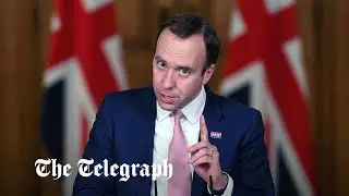 Matt Hancock announcing he