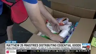 Matthew 25 Ministries distributing essential goods