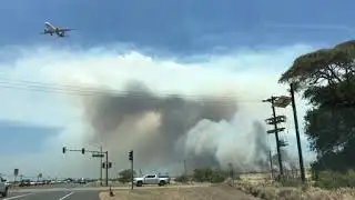 Maui brush fire forces evacuations