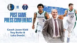 Mavs Post Game Interview: Jason Kidd, Trey Burke, & Luka Dončić  (11/27/21)