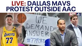 Mavs protest at AAC | FOX 4 Dallas-Fort Worth