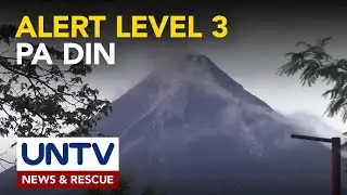 Mayon Volcano, nananatili sa Alert Level 3 — Phivolcs