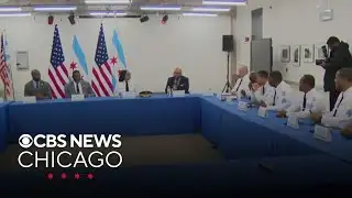 Mayor Brandon Johnson holds roundtable discussion on violence prevention in Chicago