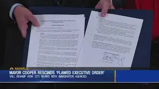 Mayor Cooper rescinds immigration executive order issued by David Briley