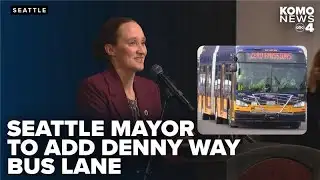 Mayor Wilson aims to add bus lane to Denny Way