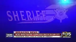 MCSO investigating suspicious death in Sun City West