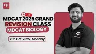 🔴 MDCAT 2025 Revision Class | MDCAT Biology | One-shot Lecture!