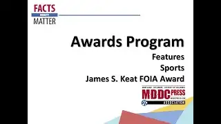 MDDC 2019 Contest  Features, Sports, FOIA Award