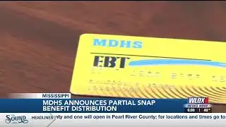 MDHS announces partial SNAP benefit distribution