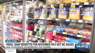 MDHS announces SNAP benefits may not be issued due to government shutdown
