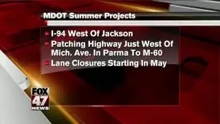 MDOT announces summer construction projects