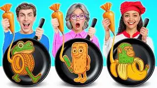 Me vs Grandma Cooking Challenge | Brainrot Battle by Multi DO Challenge