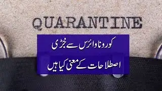 Means and Terms of Corona virus | BSTV