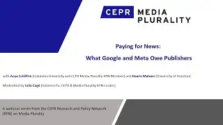 Media Plurality Webinar Series - Session 3