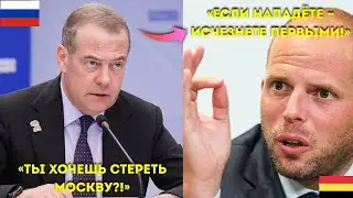 Medvedev EXPLODED at the Belgian minister - ‘You are threatening Moscow. Try it’