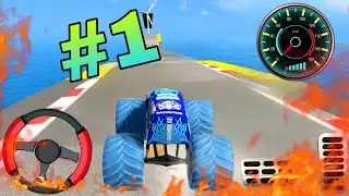 Mega Ramp Challenge! 🤯 Super Crazy GT Monster Truck Racing | Android Gameplay #1