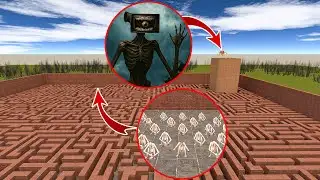 MEGAHORN VS SCP 096 In Garry