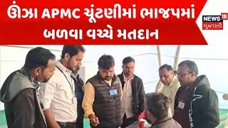 Mehsana  News :  ઊંઝા APMC ચૂંટણીમાં ભાજપમાં બળવા વચ્ચે મતદાન | Gujarati Samachar | News18