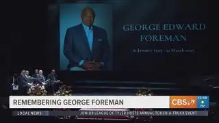 Memorial held for East Texas native, boxing legend George Foreman