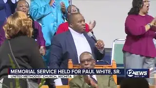 Memorial service held for Paul White, Sr.