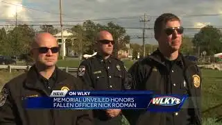 Memorial to honor fallen LMPD officer Nick Rodman