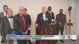 Memphis, Shelby County leaders discuss public safety, crime problem