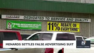Menards Settles False Advertising Suit