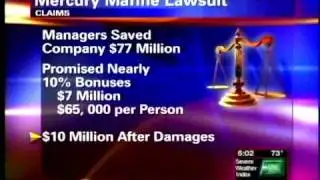 Mercury Marine sued over unpaid bonuses
