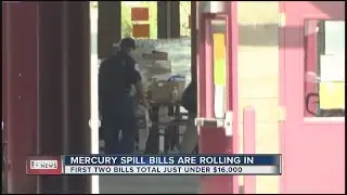 Mercury spill bills rolling in