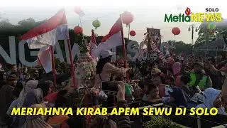 Meriahnya Kirab Apem Sewu di Solo