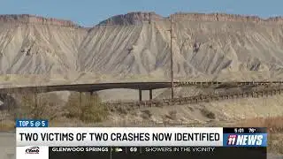 Mesa County Coroner identifies two crash victims