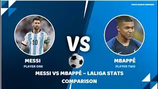 Messi vs Mbappé – LaLiga Stats Comparison