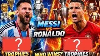 Messi vs Ronaldo: Who Has Won More Trophies? 🏆