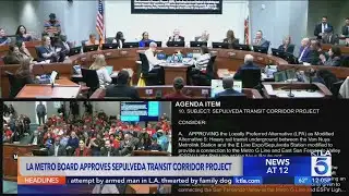 Metro Board approves new rail plan to ease 405 congestion