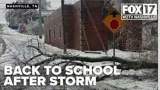 Metro Nashville students return to class after a week off due to ice storm